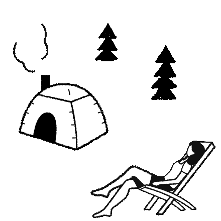 サウナ イラスト